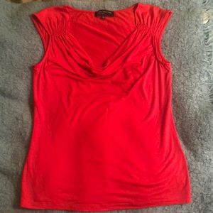 🌸Jones New York Coral red shirt